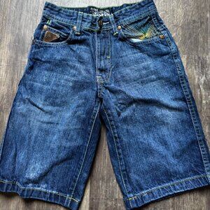 Akademiks Blue and Navy Shorts